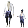 Photo de prêt à expédier Anime Uchiha Sasuke Cosplay Costume mp000645