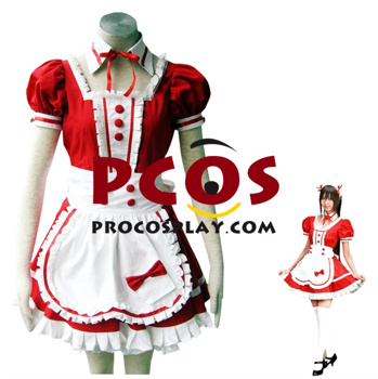 Picture of Halloween French Precious Stone Red Bar Maid Costume mp003364