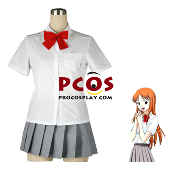 Picture of Hot Kuchiki Rukia / Orihime Inoue School Uniform Outfits Kuchiki Rukia For Sale C00735