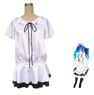 Picture of White Summer Vocaloid Miku Cosplay White Dress Costume