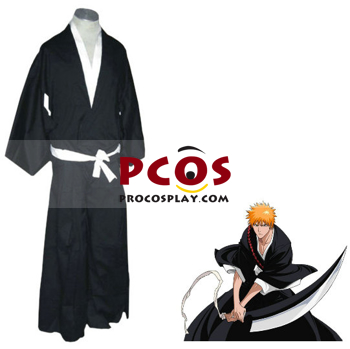 Immagine di Best Kurosaki Ichigo Bankai Cosplay Costume mp003379
