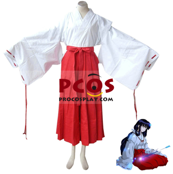 Picture of Inuyasha Kikyo Miko Japanese Anime Cosplay Costumes For Sale mp001726