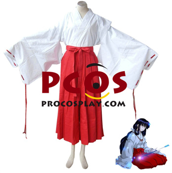 Picture of Inuyasha Kikyo Miko Japanese Anime Cosplay Costumes For Sale mp001726