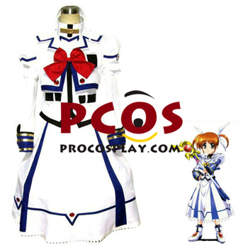 Picture of Magical Girl Lyrical Nanoha Takamachi Cosplay Outfits For Sale