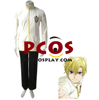 Anime Ouran High School Host Club Tamaki Suoh School Uniform Cosplay Coat Set