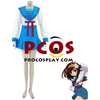 Picture of Haruhi Suzumiya no Yuuutsu Cosplay Outfits Japanese School Uniform Sale