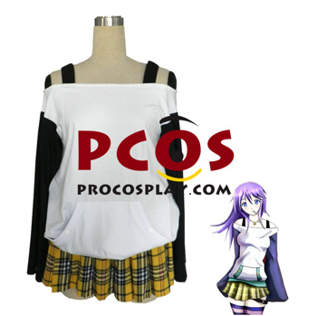 Picture of Rosario and Vampire White Snow Anime Cosplay Costumes For Sale