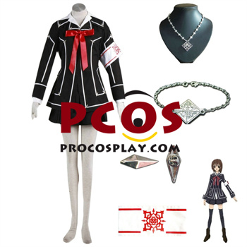 Imagen de Vampire Knight Cross Yuki Disfraces de Cosplay Uniforme negro mp005330