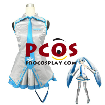 Picture of Vocaloid Snow Miku Cosplay Costumes Online Sale mp005395