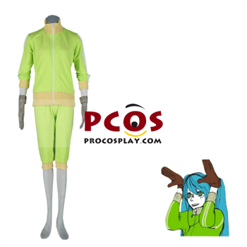 Picture of Vocaloid Green Sport Cosplay Costumes Online Shop