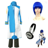 Picture of Vocaloid Kaito cosplay costume && Headphone && Wig