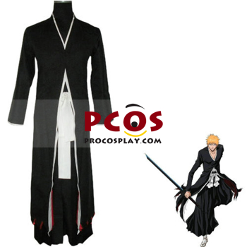 Изображение Ichigo Kurosaki Bankai Form Costume от Bleach Cosplay Sale mp002940