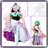 Picture of Vocaloid Gumi purple Cosplay Costume Dres