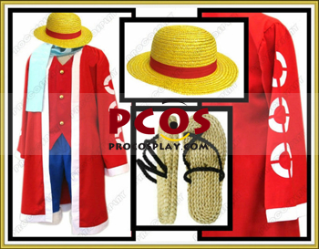 Immagine di One Piece Monkey · D · Luffy Costume cosplay con mantello mp000049