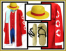 Picture of One Piece Monkey·D·Luffy Cosplay Costume with cloak mp000049