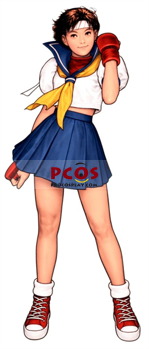Picture of Sakura from Street Fighter Cosplay Costumes with Fists mp000353