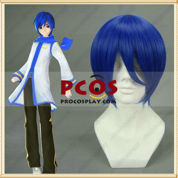 Picture of Short blue Vocaloid Kaito cosplay wig for sale mp000756