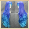 Picture of top blue long wave Vocaloid Megurine Luka Cosplay Wigs For Sale