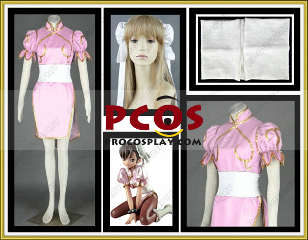 Street Fighter Chun Li Pink Cosplay Costumes - Best Profession Cosplay ...