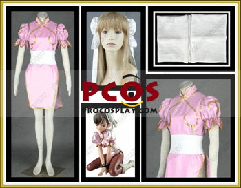 Picture of Street Fighter Chun Li Pink Cosplay Costumes 