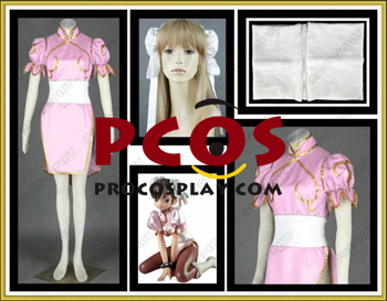 Picture of Street Fighter Chun Li Pink Cosplay Costumes 