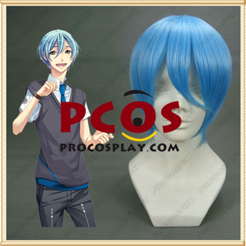 Picture of Top blue Short Starry Sky Homare Kanakubo Cosplay Wigs For Sale 001O