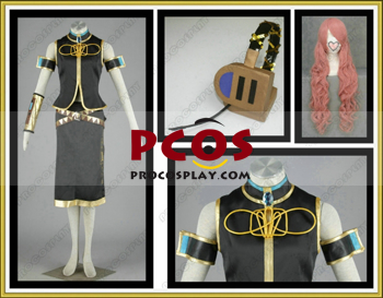 Picture of Vocaloid Luka Cosplay Costume && Headphone && Wig