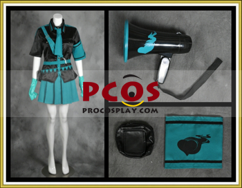 Picture of Love Is War Vocaloid Miku Cosplay Costumes && Microphone For Sale