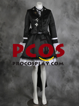 Picture of Vocaloid Hatsune Miku Secret Police Cosplay Costume Y310