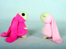 Picture of Chobits Chii Ribbit Cosplay Plush Doll Red or Pink
