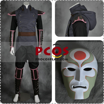 Bild von Avatar Die Legende von Korra Amon Cosplay Kostüm mit Maske