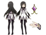 Picture of Puella Magi Madoka Magica Akemi Homura Prop Cosplay CV-162-A18 DJ53