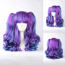 Picture of Wavy Ponytail + Pastel Rainbow Blend  Cosplay Wigs 043J