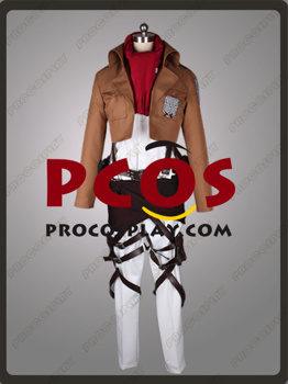 Imagen de Shingeki no Kyojin Mikasa Ackermann Cosplay disfraz-versiones económicas C00814