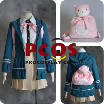 Picture of Danganronpa Dangan Ronpa Chiaki Nanami Cosplay Costume with Cat Bag mp000927