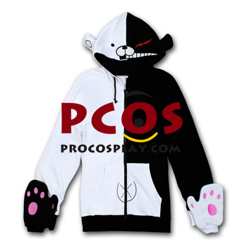 Immagine di Dangan Ronpa Monokuma Monobear Cosplay Felpa con cappuccio mp000832