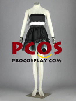 Picture of Vocaloid Miku Hatsune Black Dress Cosplay Costumes mp000686