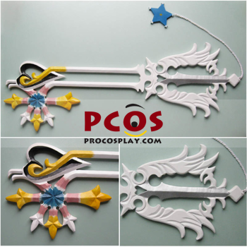 Picture of Kingdom Hearts Oathkeeper  White Keyblade Cosplay D010
