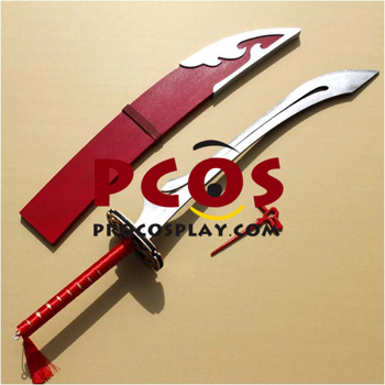 Picture of Dramatical Murder DMMD Koujaku Broadsword & Headwear Cosplay D164