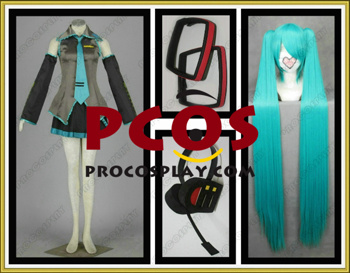 Picture of Vocaloid Miku Hatsune Cosplay Costumes and Accessories