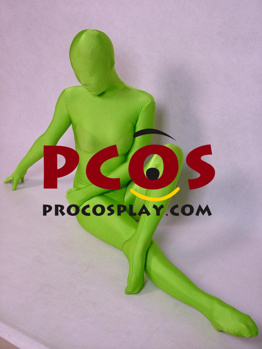 Picture of Green Lycra Spandex Zentai Suit A035