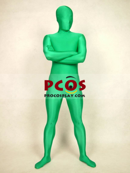 Изображение Зеленый лайкра спандекс унисекс зентаи костюм A062