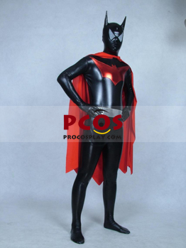 Picture of Batman Catsuit Shiny Metallic Zentai Suit Superhero C01073