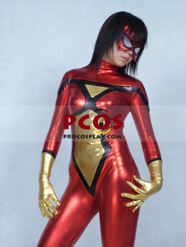 Picture of Superwoman Catsuit Shiny Metallic Zentai Suit Superhero C039