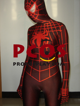 Изображение Red Spiderman Catsuit Костюм лайкра зентаи C078