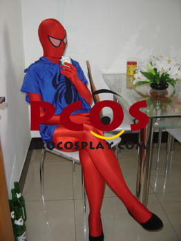 Picture of Spider Catsuit  Lycra Shiny Metallic Zentai Suit C085