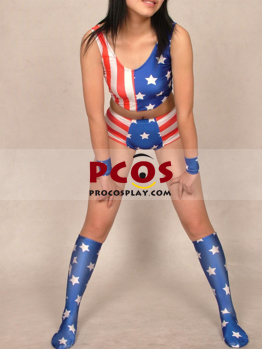 Picture of Stars and Stripes Catsuit  Lycra Spandex Zentai Suit C109