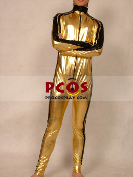 Picture of Golden Shiny Metallic Unisex Zentai Suit C166