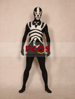 Picture of Black White Lycra Spandex Zentai Suit C178