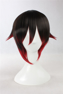Picture of RWBY Red Trailer Ruby Red and Black Gradient Cosplay Wigs 330A